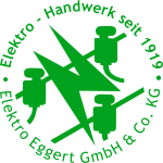 grünes Logo von Elektro Eggert
