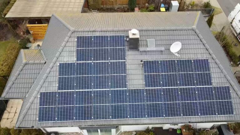 Solaranlage auf einem Haus